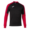 Joma Pullover Eco Championship Sweatshirt (Half-Zip, high wearing comfort) black/red men's