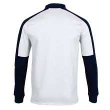 Joma Pullover Eco Championship Sweatshirt (Half-Zip, high wearing comfort) white/black men's