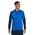 Joma Pullover Eco Championship Sweatshirt (Half-Zip, high wearing comfort) royal blue/navy blue men's