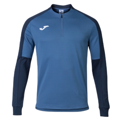 Joma Pullover Eco Championship Sweatshirt (Half-Zip, high wearing comfort) blue/navy blue men's