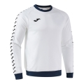 Joma Pullover Sweatshirt Heroic (100% Polyester, fleece fabric) white/navy blue men's