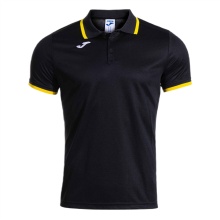Joma Sport Polo Combi Premium (comfortable fit, breathable) black/yellow men's