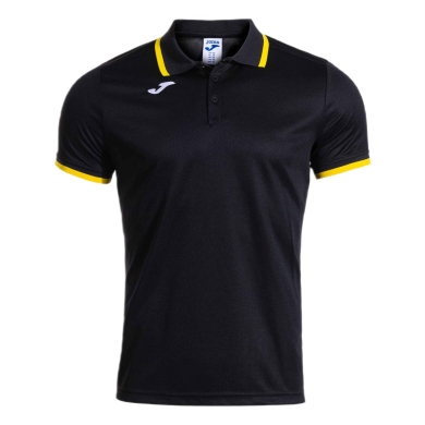 Joma Sport Polo Combi Premium (comfortable fit, breathable) black/yellow men's