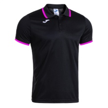 Joma Sport Polo Combi Premium (comfortable fit, breathable) black/neon pink men's