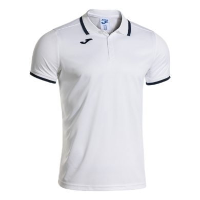 Joma Sport Polo Combi Premium (comfortable fit, breathable) white/navy men's