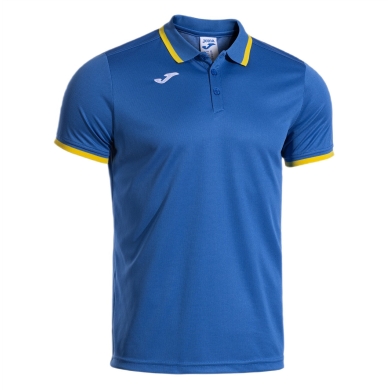 Joma Sport Polo Combi Premium (comfortable fit, breathable) royal blue/yellow men's