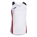 Joma Sport Tank Top Montreal (100% Polyester) white/red/navy ladies