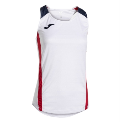 Joma Sport Tank Top Montreal (100% Polyester) white/red/navy ladies