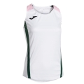 Joma Sport Tank Top Montreal (100% Polyester) white/green/pink ladies