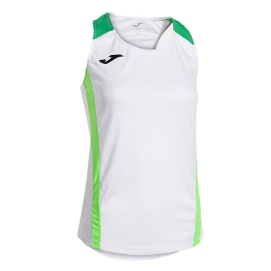 Joma Sport Tank Top Montreal (100% Polyester) white/green ladies