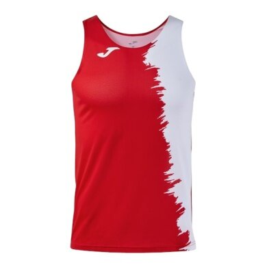 Joma Sport Tank Top Picacho City (light, elastic material) red/white men's