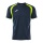 Joma Sport T-shirt Championship 20 (high wearing comfort, recycled polyester) dark blue/neon yellow men's