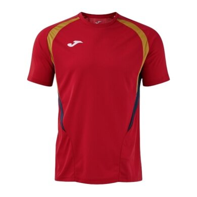 Joma Sport T-shirt Championship 20 (high wearing comfort, recycled polyester) red/navy blue men's