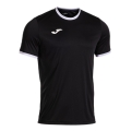 Joma Sport T-shirt Combi Premium (100% Polyester, breathable) black/white men's