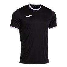 Joma Sport T-shirt Combi Premium (100% Polyester, breathable) black/white men's