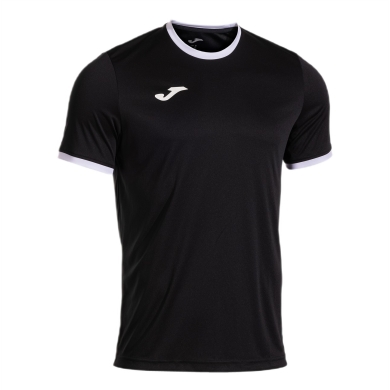 Joma Sport T-shirt Combi Premium (100% Polyester, breathable) black/white men's