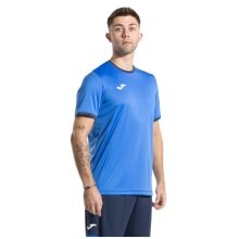 Joma Sport T-shirt Combi Premium (100% Polyester, breathable) royal blue/navy men's