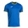 Joma Sport T-shirt Combi Premium (100% Polyester, breathable) royal blue/yellow men's