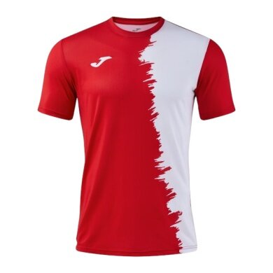 Joma Sport T-shirt Picacho City (light, stretchy material) red/white men's