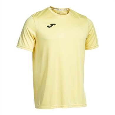 Joma Sport T-shirt Combi (100% Polyester) light yellow men's