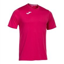 Joma Sport T-shirt Combi (100% Polyester) pink men's