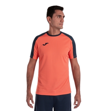 Joma Eco Championship Sports T-shirt (light, breathable) orange/navy blue men's