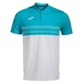 Joma Tennis Polo Smash (elastic, breathable) white/blue men's