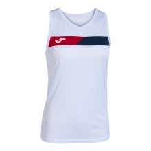 Joma Tennis Tank Court Sleeveless (optimal freedom of movement) white/red ladies
