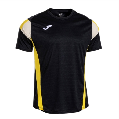 Joma Tennis T-Shirt Short Montreal 2025 black/yellow men's