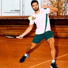 Joma Tennis T-Shirt Short Montreal 2025 pink/green men's