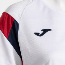 Joma Tennis Shirt Short Sleeve Montreal 2025 white/red ladies