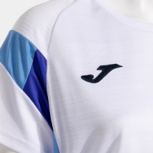 Joma Tennis Shirt Short Sleeve Montreal 2025 white/blue Ladies