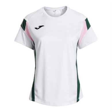 Joma Tennis Shirt Short Sleeve Montreal 2025 white/green ladies