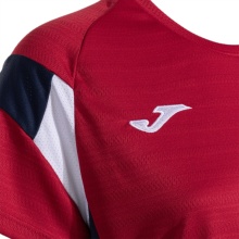 Joma Tennis Shirt Short Sleeve Montreal 2025 red/navy blue Ladies