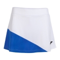 Joma Tennis Skirt Montreal (with inner shorts, optimal freedom of movement) white/royal blue ladies