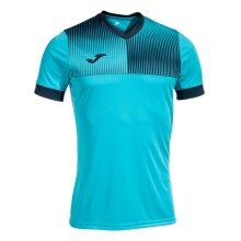 Joma Training T-shirt Eco Supernova (V-neck, lightweight, comfortable) turquoise/navy men's
