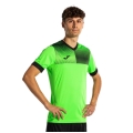 Joma Training T-shirt Eco Supernova (V-neck, lightweight, comfortable) green/black men's