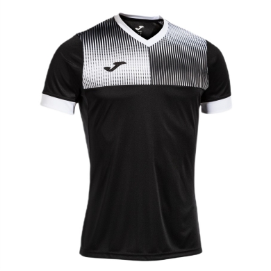 Joma Training T-shirt Eco Supernova (V-neck, lightweight, comfortable) black/white men's