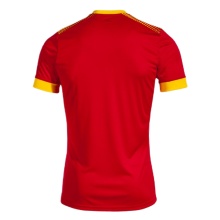 Joma Training T-shirt Eco Supernova (V-neck, lightweight, comfortable) red/yellow men's