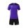 Joma tracksuit (shorts and short-sleeved shirt) Phoenix III set purple/black men's
