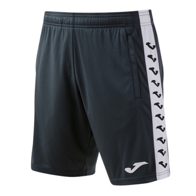 Joma Bermuda Heroic Training Trousers (100% Polyester, with side pockets) short anthracite grey/white men's