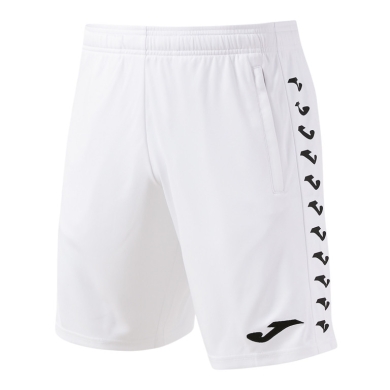 Joma Bermuda Heroic Training Shorts (100% Polyester, with side pockets) white men