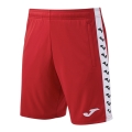 Joma Bermuda Heroic Training Shorts (100% Polyester, with side pockets) red men
