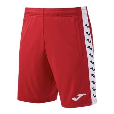 Joma Bermuda Heroic Training Shorts (100% Polyester, with side pockets) red men