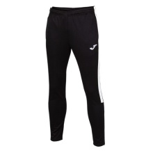 Joma Eco Championship Training Trousers (optimal freedom of movement, elastic waistband with drawstring) long black/white men's