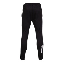 Joma Eco Championship Training Trousers (optimal freedom of movement, elastic waistband with drawstring) long black/white men's