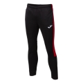 Joma Eco Championship Training Trousers (optimal freedom of movement, elastic waistband with drawstring) long black/red men's