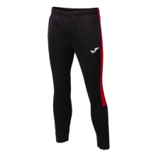 Joma Eco Championship Training Trousers (optimal freedom of movement, elastic waistband with drawstring) long black/red men's