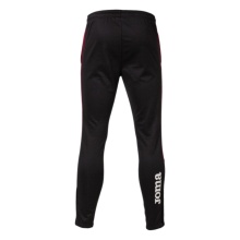 Joma Eco Championship Training Trousers (optimal freedom of movement, elastic waistband with drawstring) long black/red men's