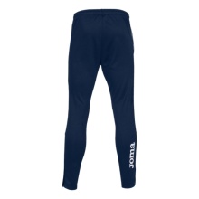Joma Eco Championship Training Trousers (optimal freedom of movement, elastic waistband with drawstring) long navy blue/white men's